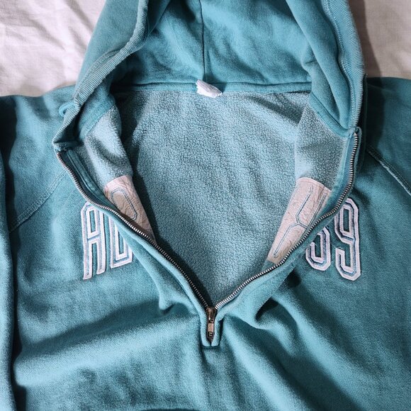 Alaska 59 Hoodie 1/4 Zip Unisex XL Pullover Kangaroo Pocket Camp David - Picture 5 of 12